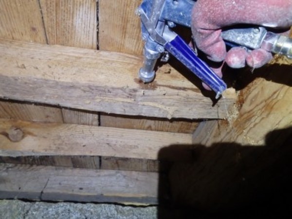 山口市江崎にて何年もシロアリ被害に遭われた住まい 山口 防府でシロアリの予防 駆除なら西日本防虫防除工事へ