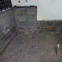 お風呂場・脱衣所のリフォーム時に白蟻予防工事。過去の被害がよくわかります。のサムネイル