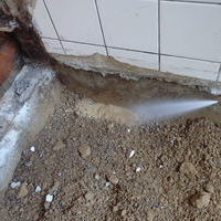 防府市富海にてリフォーム中の浴室白蟻工事。イエシロアリの怖さ。のサムネイル
