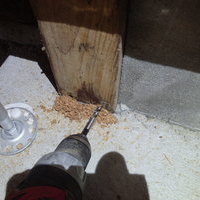 防府市新田にて、改築部の白蟻防除工事。このタイミングでの処置ができるかできないかで結果が変わります。のサムネイル